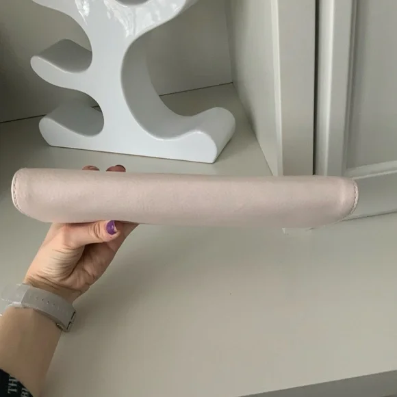 PANDORA Unforgettable Moments Pink Travel Jewelry Case Organizer Clutch Leather - Picture 2 of 16